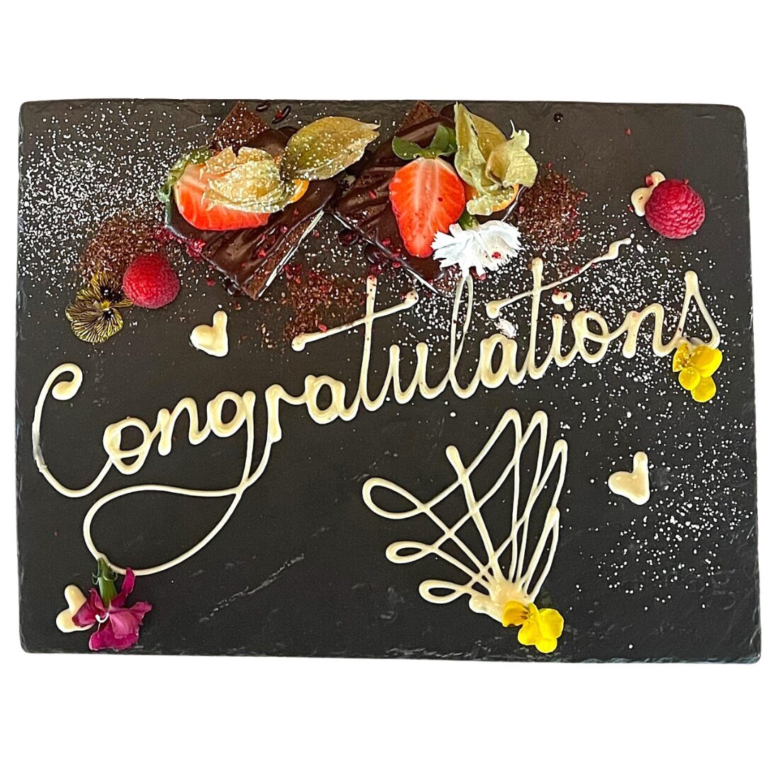 PERSONAL MESSAGE SLATE – CHOCOLATE BROWNIES
