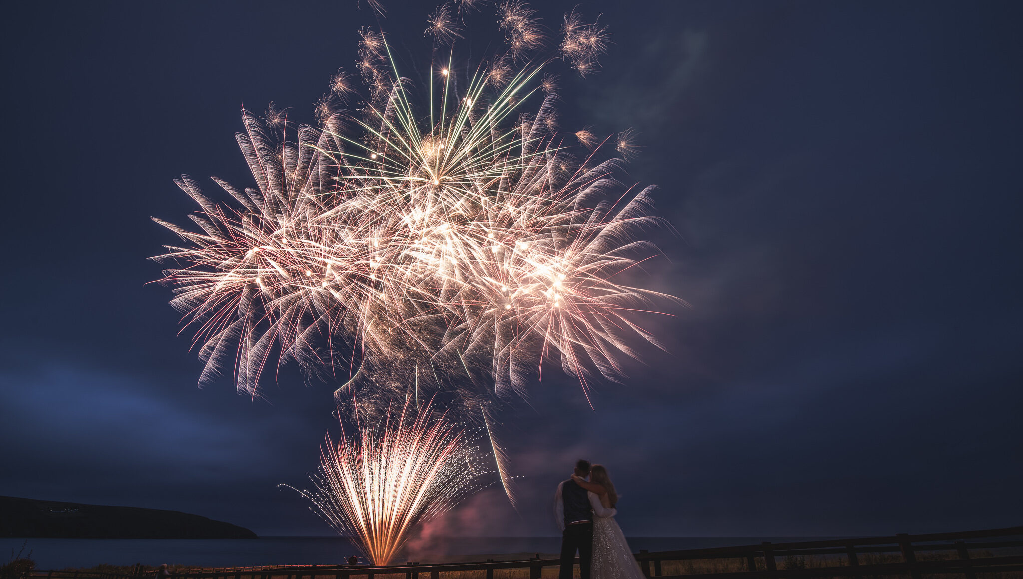 fireworks display at The Cliff Hotel and Spa